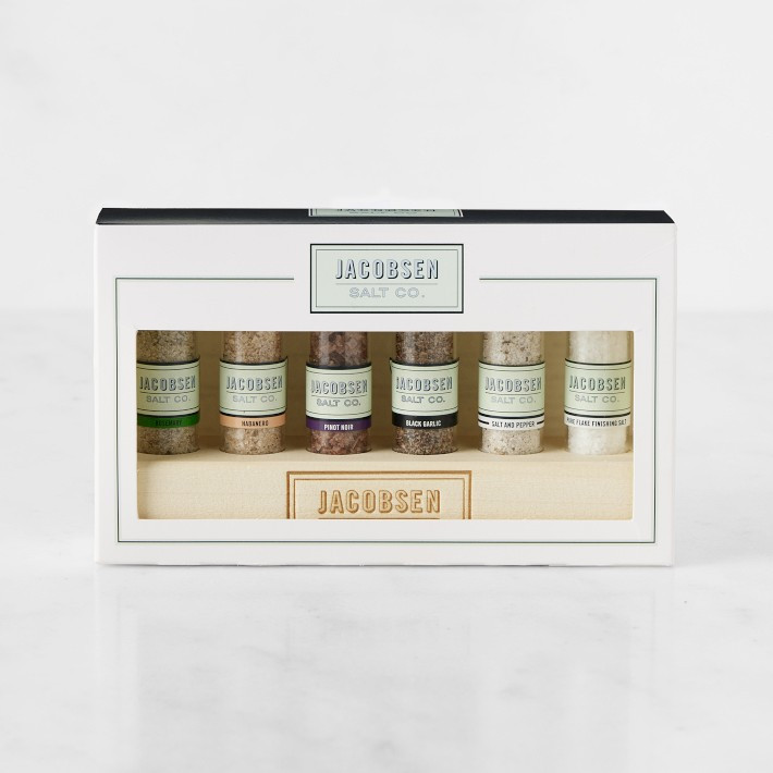 Jacobsen Salt Co. Set of 6 Vials with Holder | Williams-Sonoma