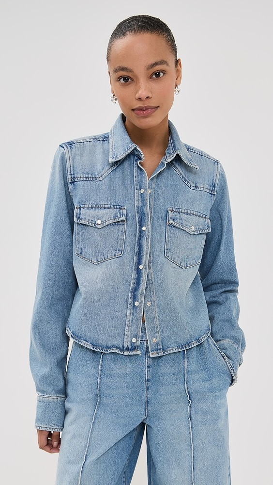 Cropped Western Shirt | Shopbop