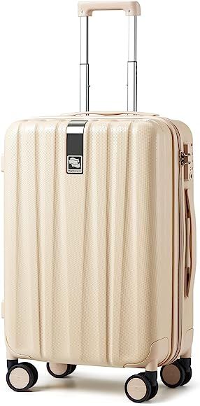 Hanke 20 Inch Carry On Luggage Airline Approved, Lightweight PC Hardside Suitcase with Spinner Wh... | Amazon (US)