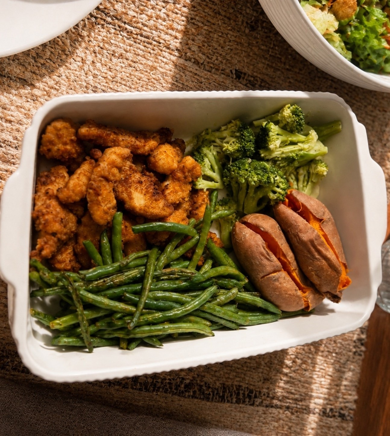Healthy dinners don’t have to be complicated. 🙌

This entire meal came together in about 15 minutes and checks all the boxes:
✔️ Protein
✔️ Veggies
✔️ Healthy carbs
✔️ Family-approved

Perfect for those nights when you’re running from ballfields to real life and still want to fuel your body well. 💚

What’s your go-to quick dinn

#LTKmomlife #LTKfoodie #LTKfitnessgoals