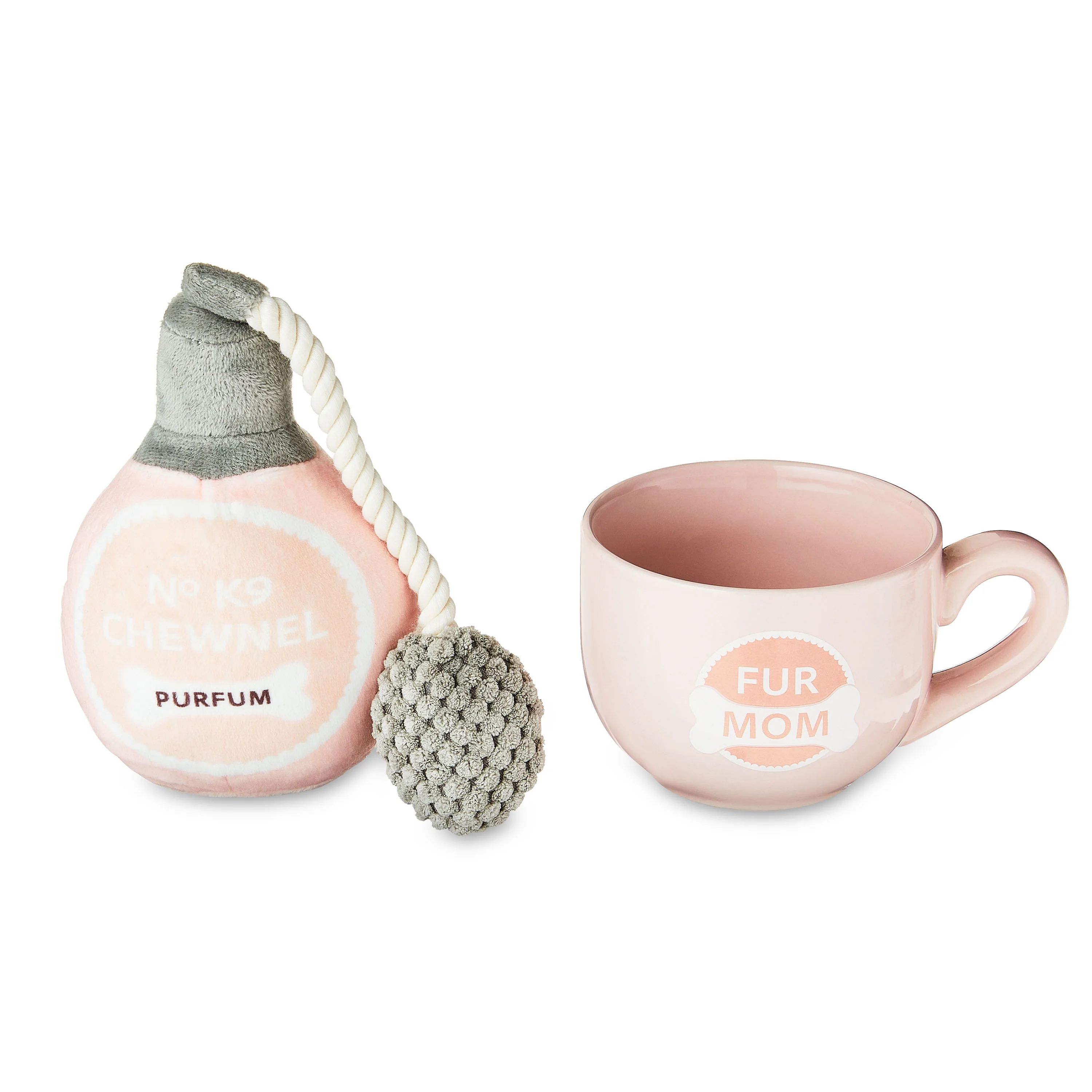 Vibrant Life 2-Piece Pink Mug and Perfume Bottle Dog Toy Gift Set | Walmart (US)