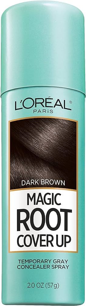 L'Oreal Paris Magic Root Cover Up Gray Concealer Spray Dark Brown 2 oz. | Amazon (US)
