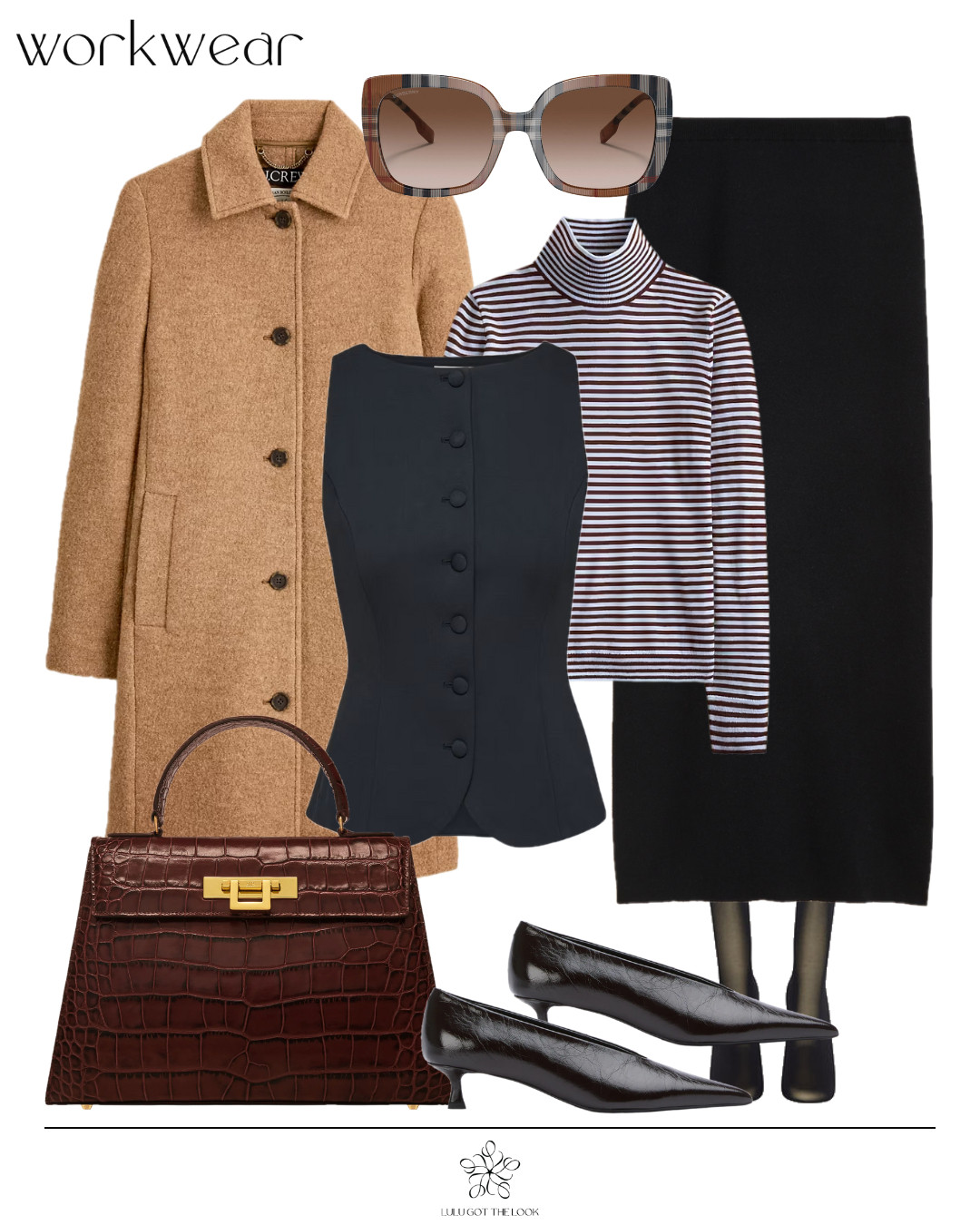 Workwear: J.Crew skirt - 4 looks - look 4 

 #LTKootd #LTKU #LTKWorkwear