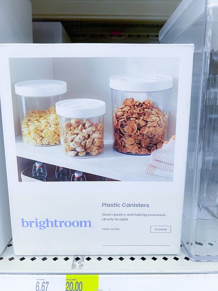 Brightroom Kitchen Storage Plastic Round Canisters #target #targethome #targetfinds #targetfamiyb#foodstorage #storageideas #pantryorganization #kitchenfinds

#LTKhome #LTKfamily #LTKFind