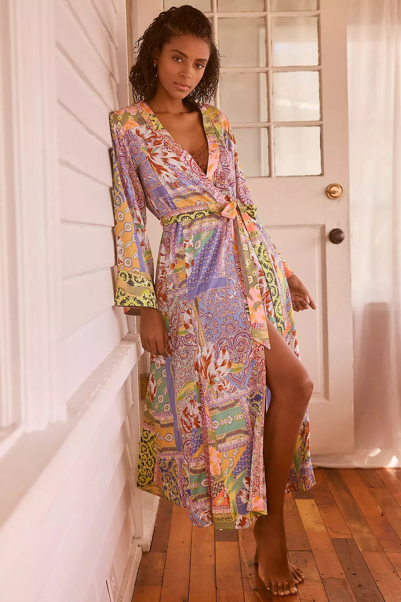 Anthropologie hotsell kimono dress