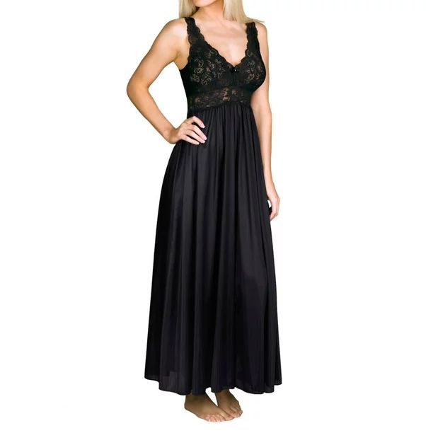 Women's Shadowline 31737 Silhouette 53 Inch Gown | Walmart (US)