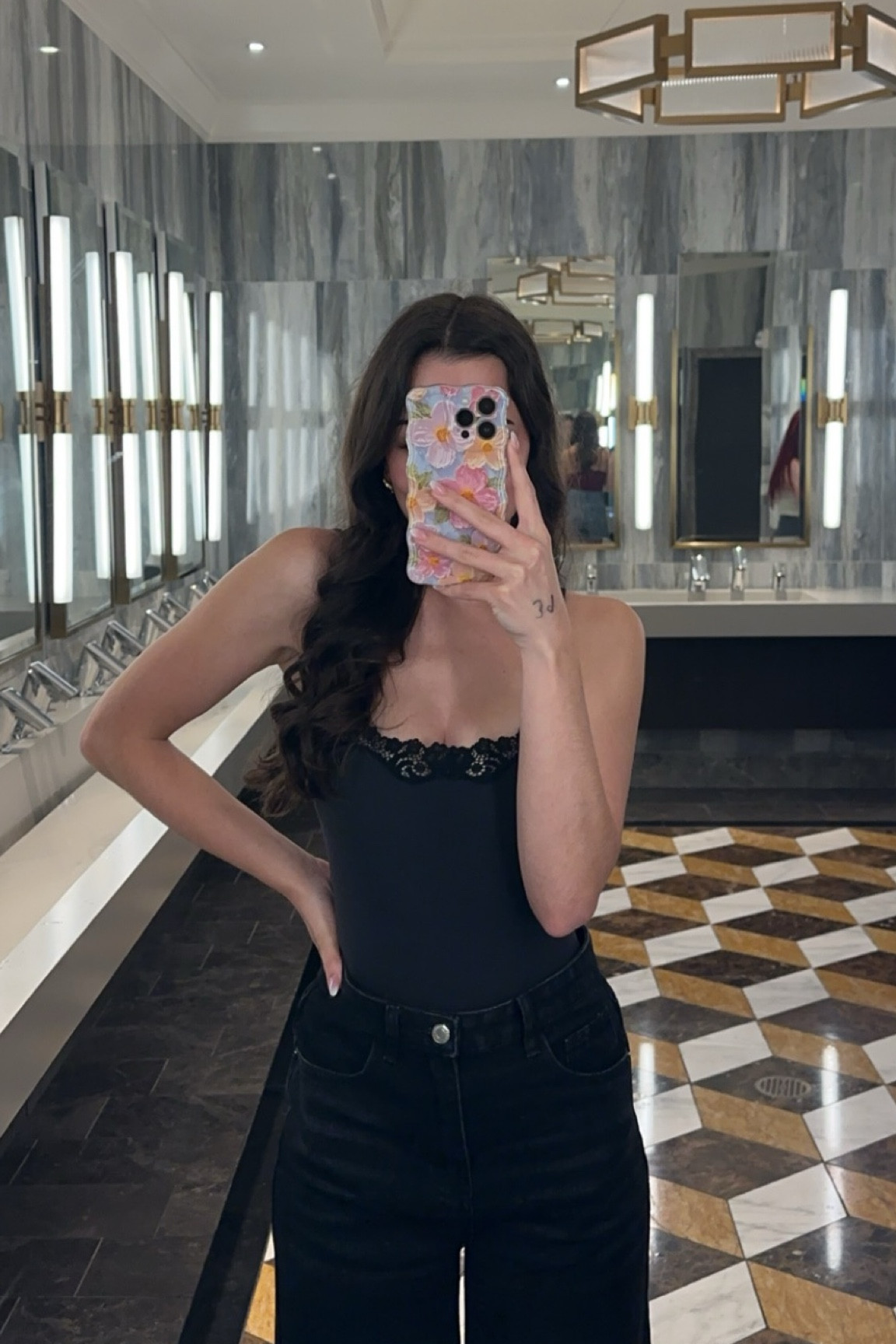 Obsessed with this all black fit and pop-of-color phone case 💐🤍🫶🏼

#LTKStyleTip #LTKBeauty #LTKSeasonal