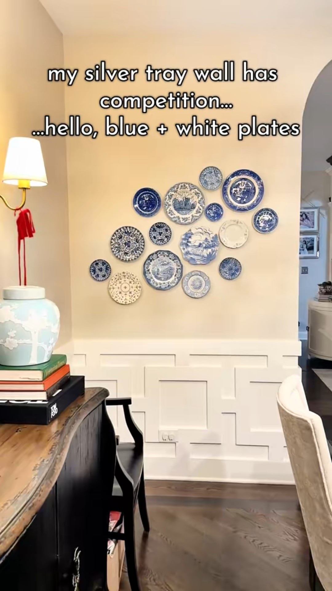 Blue and white is forever my favorite classic combo. I created this plate wall using a mix of new pieces and vintage finds. If you’re building your own, here are a few beautiful blue and white plates and wall hangers to get the look.

#LTKHome