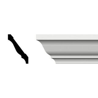 3 in. x 3-5/8 in. x 96 in. Crown Moulding, PVC | The Home Depot