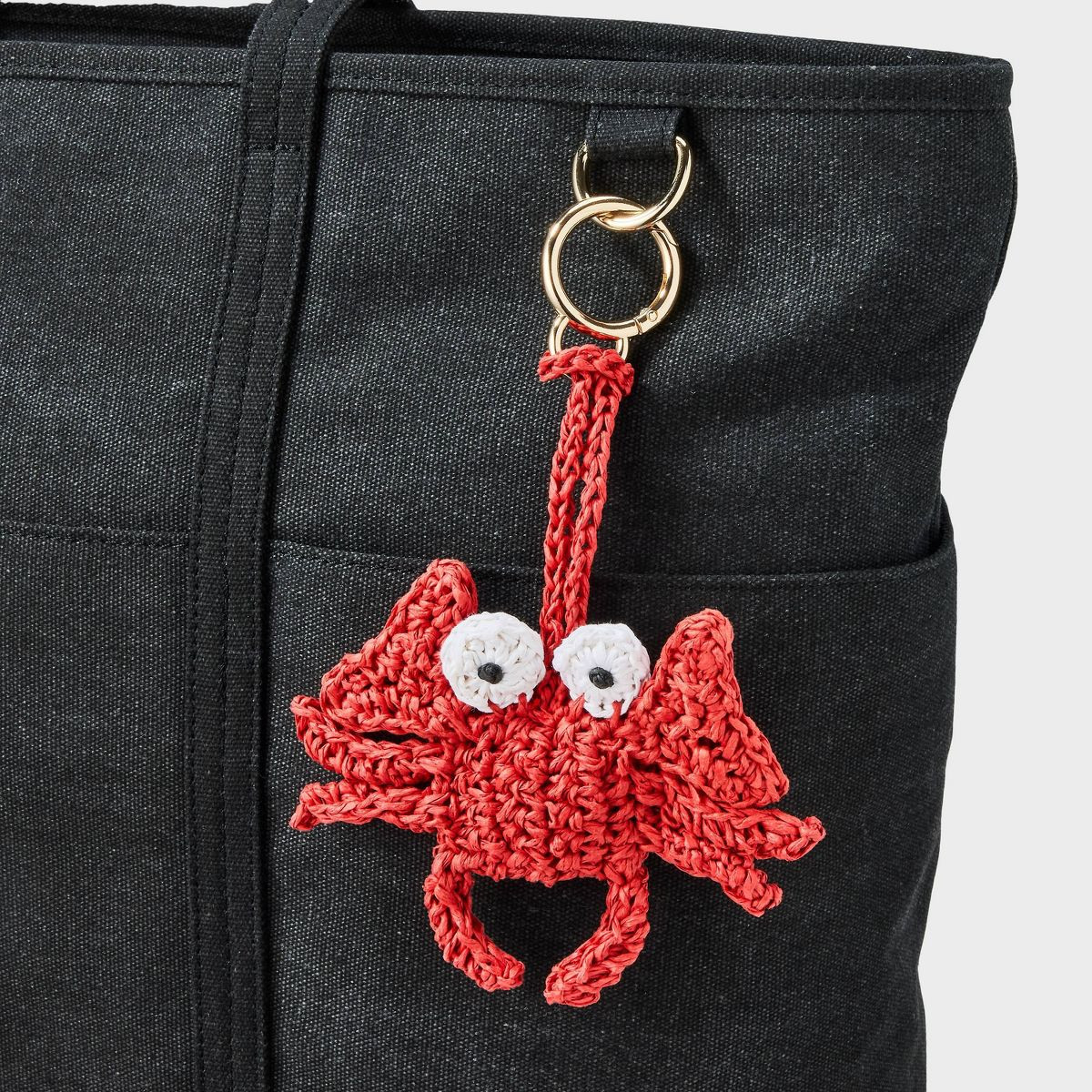 Straw Crab Bag Charm - Universal Thread™ Red | Target