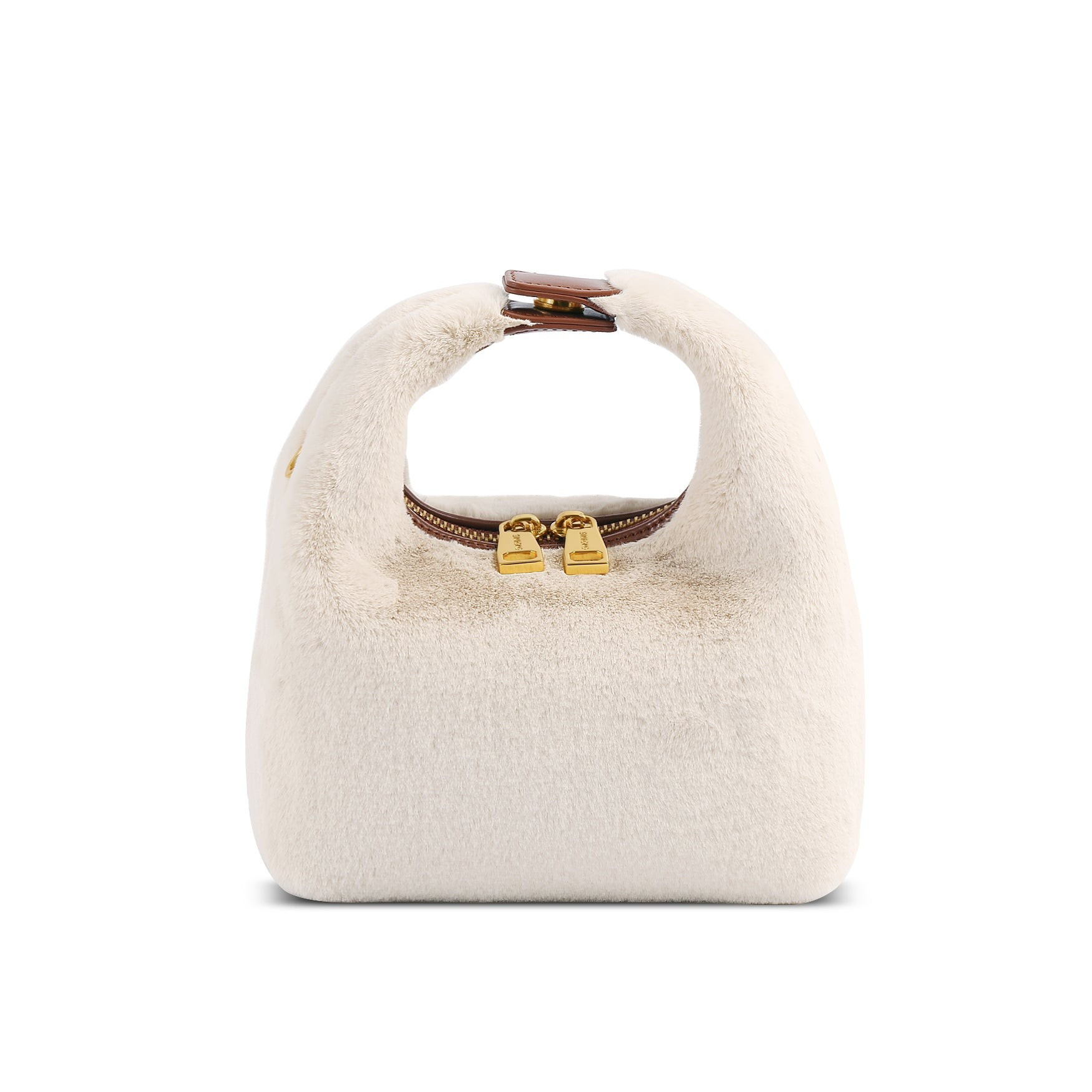 Vienna Top Handle Crossbody Bag -  Light Beige | SINBONO INC.
