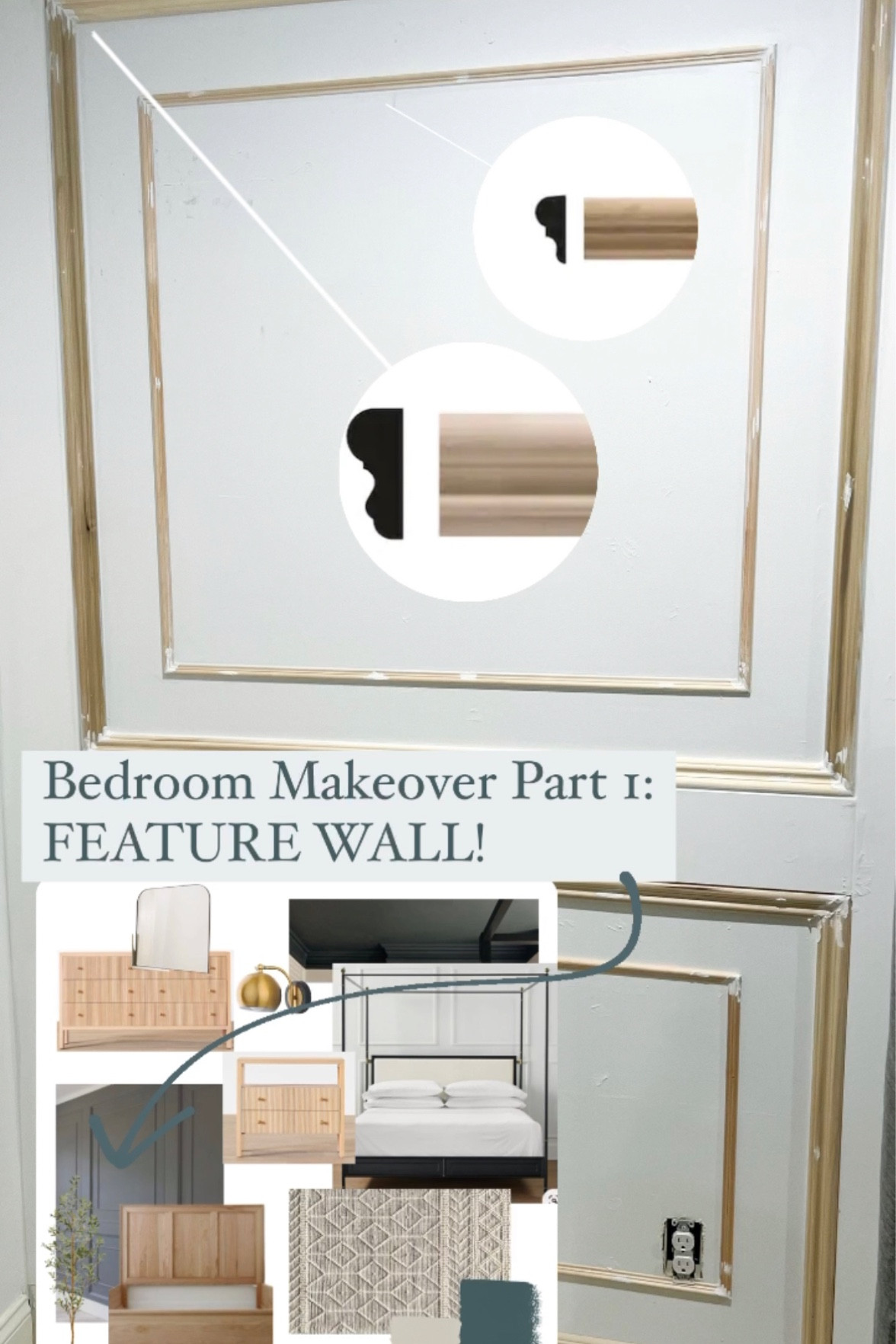 Here’s what I’m using to build this feature wall in our primary bedroom!

Stay tuned for what’s next!



#LTKhome #LTKFind #LTKstyletip