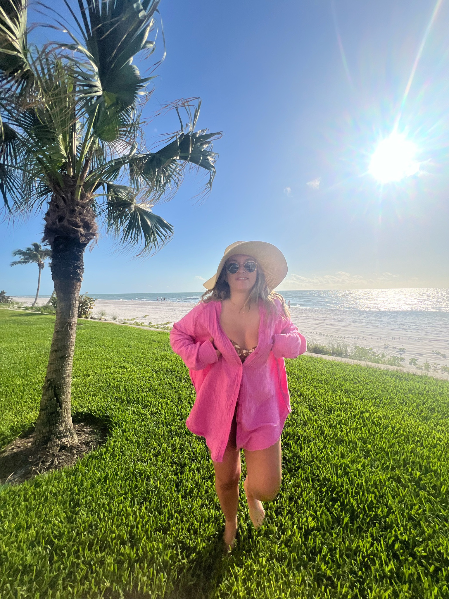 Miss the sunshine so much! Love this comfy Aerie coverup for beach days + I have the matching pants and shorts. 

#LTKfindsunder100 #LTKswim #LTKtravel