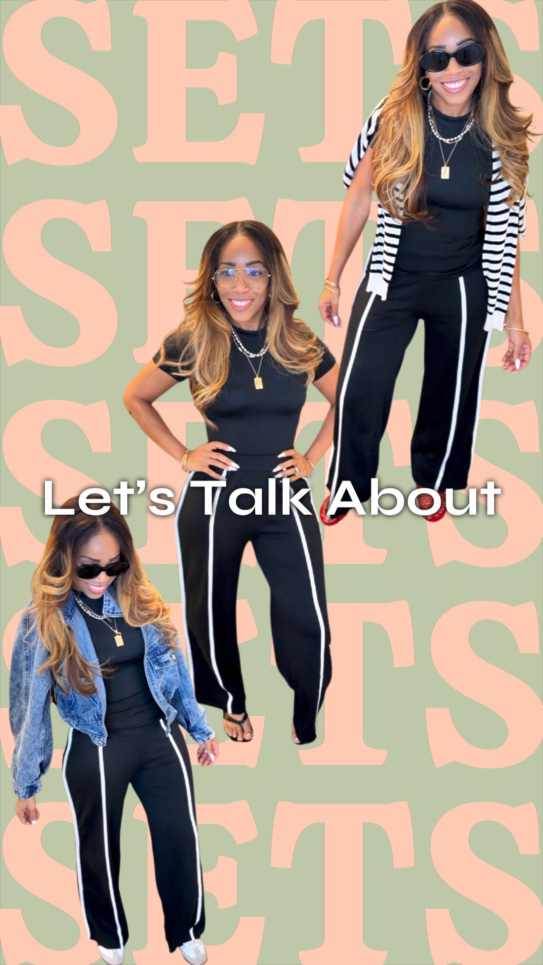 Sets that do the work for you >>> 😮‍💨✨
Soft, flattering, and effortlessly put together—this is your “I didn’t try but still ate” outfit. Dress it up, dress it down… either way, she’s coming with you everywhere.

#LTKootd #LTKOver40 #LTKdayinmylife