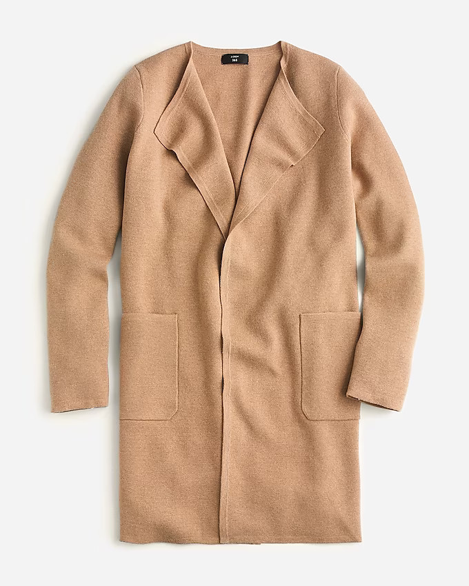 Juliette collarless sweater-blazer | J. Crew US