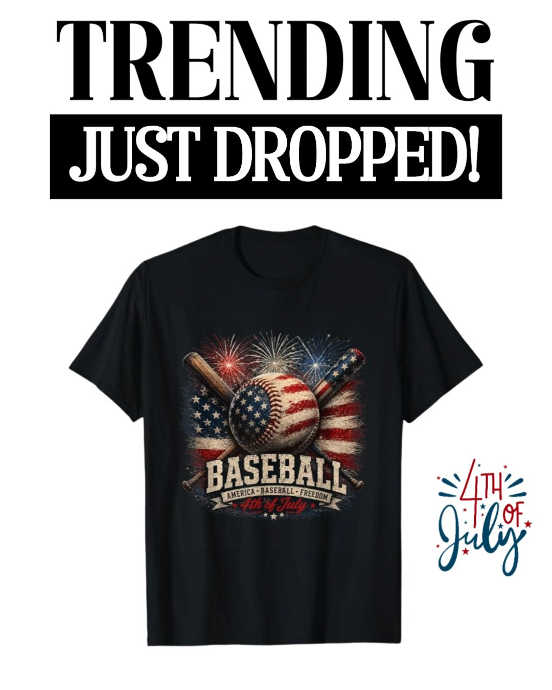 Calling all baseball fans! This Patriotic Baseball USA Flag Graphic is the perfect way to show off your love for America and the game we all love. Whether you're headed to a Fourth of July celebration, cheering from the bleachers, watching fireworks, or celebrating Father's Day with family, this design brings the perfect mix of patriotic pride and baseball spirit. ❤️🤍💙 

 #LTKSeasonal #LTKActive #LTKMens