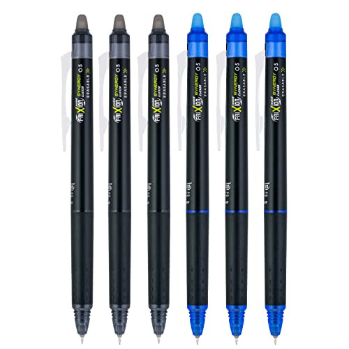 PILOT FriXion Synergy Clicker Retractable & Erasable Gel Ink Pens, 0.5mm Extra Fine Point, 6-pack... | Amazon (US)