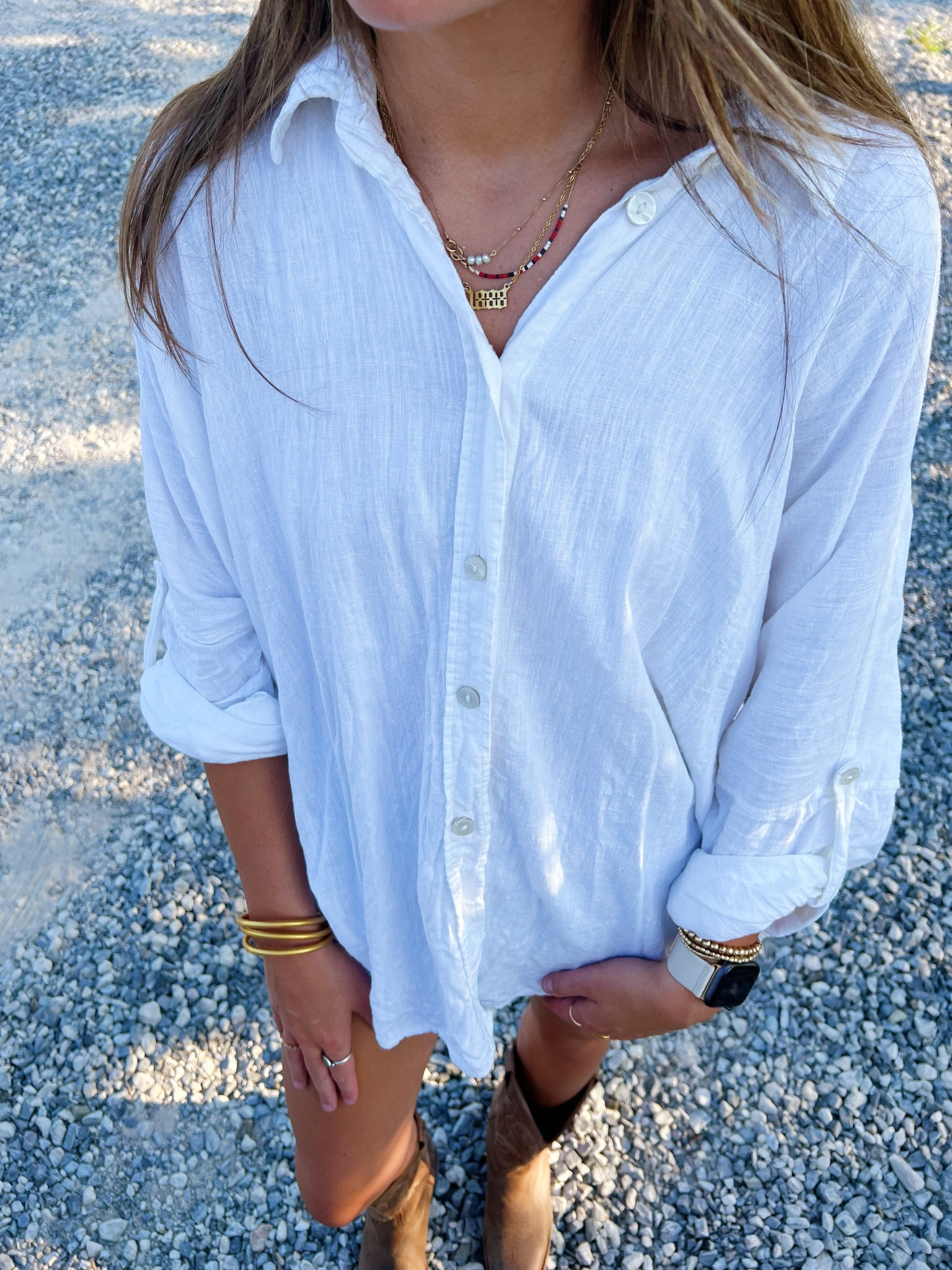 white button up oversized. can be worn with a lot of different things!

#LTKfindsunder100 #LTKstyletip