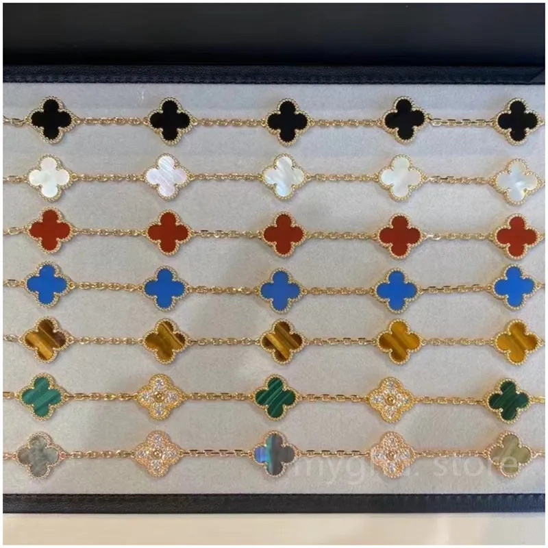 Dupe V C A Bracelets Not Anklets for Women Four-leaf Clover Style Gold Rosegold Silver ChainsWith... | DHGate