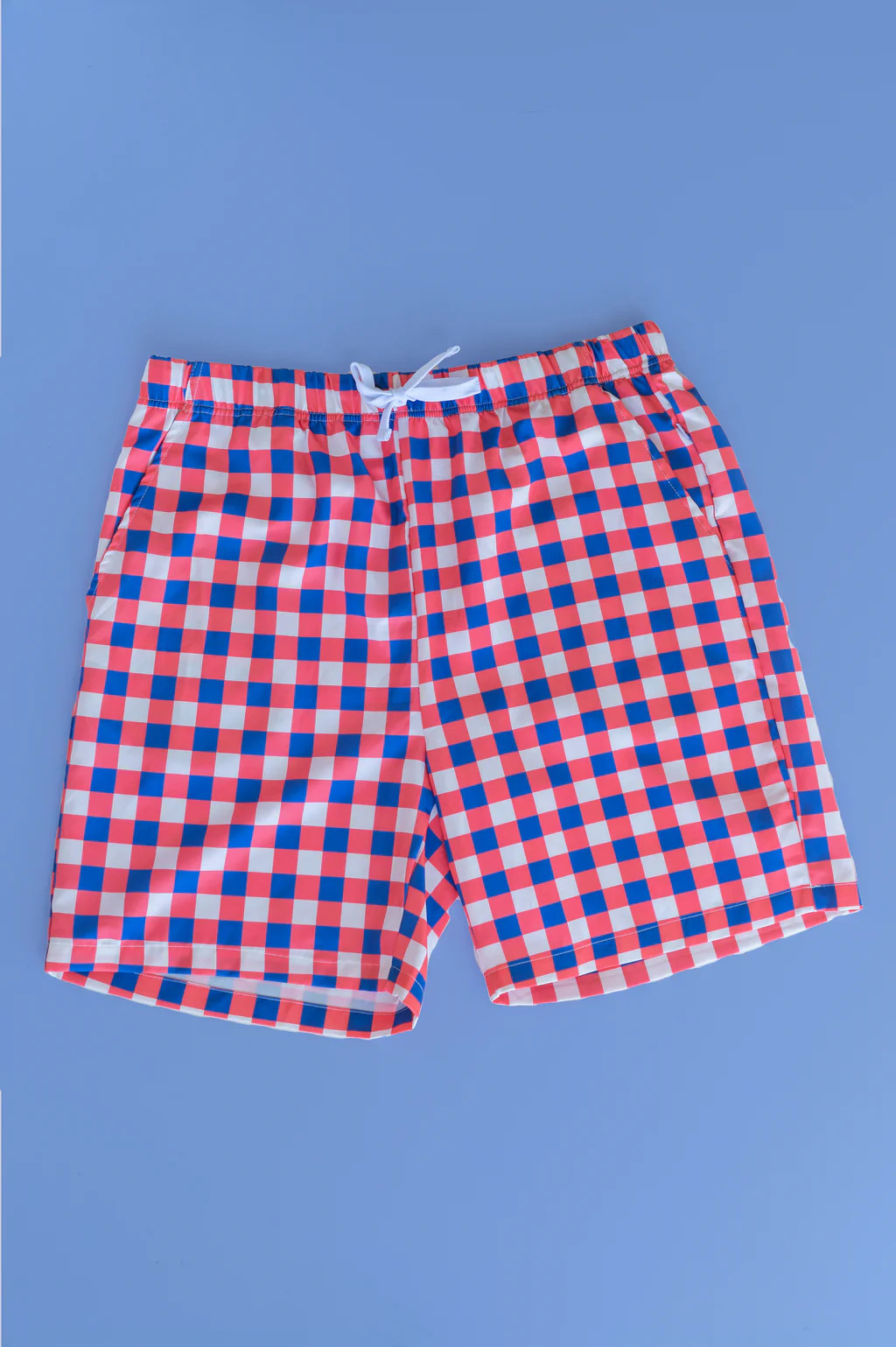 RED, WHITE & TRUMAN DREAM MENS SWIM TRUNKS | DREAM BIG LITTLE CO