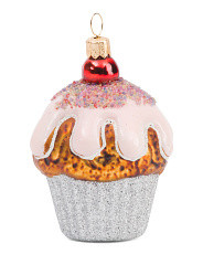 Made In Poland Handcrafted Cupcake Glass Ornament | Global Home | Marshalls | Marshalls