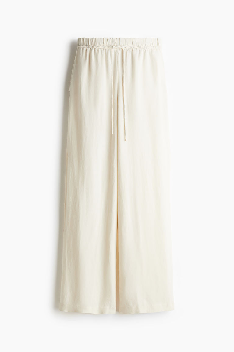 H & M - Linen-Blend Pants - Beige | H&M (US + CA)