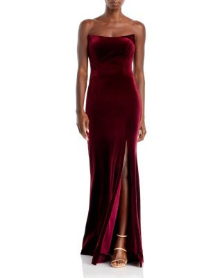 Strapless Velvet Gown - Exclusive | Bloomingdale's (US)