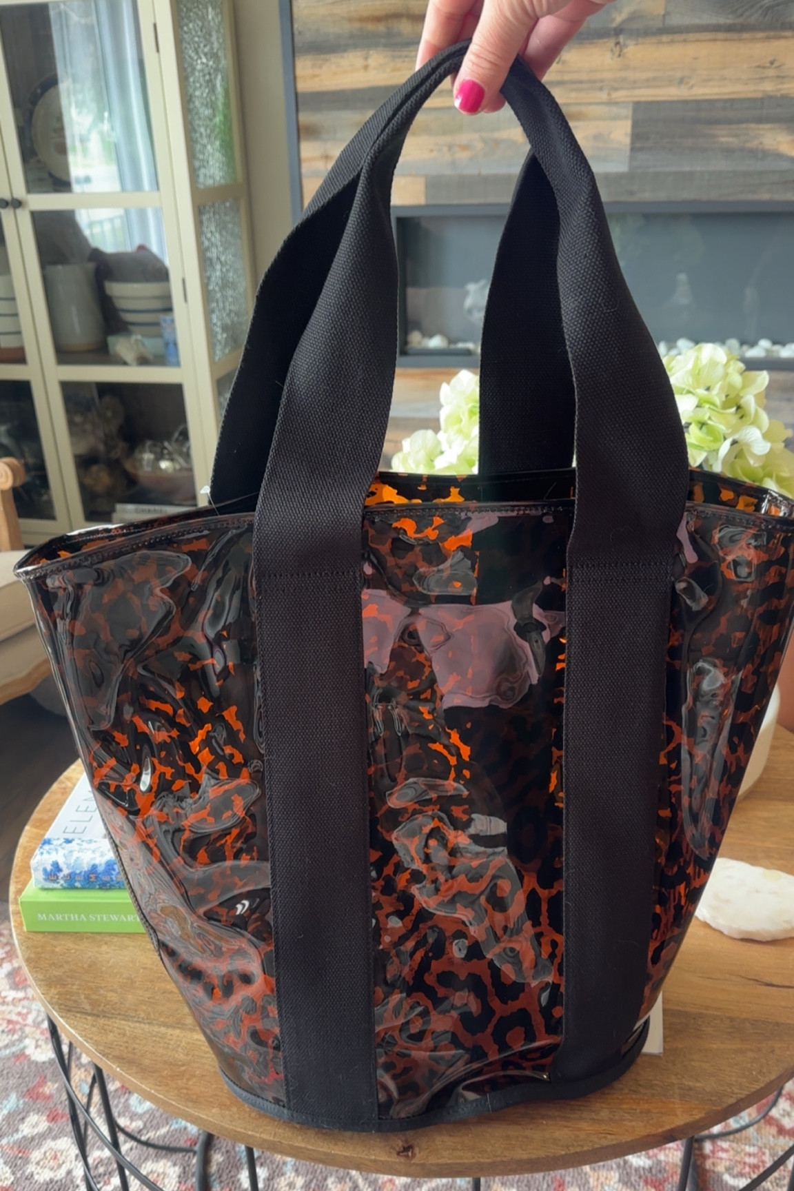 The most affordable tortoise jelly summer tote! This bag is huge, it holds so much. Amazing quality. And anything tortoise is so trendy for summer right now. Beach bag. Work bag, summer bag. Travel bag. 

#LTKgrwm #LTKMothersDay #LTKootd