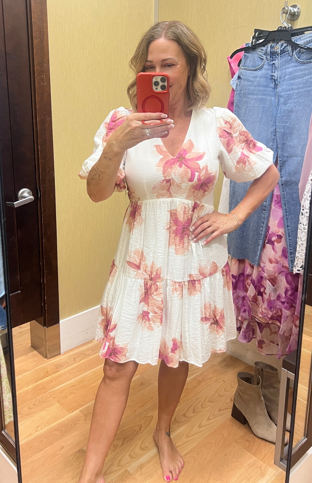 Floral Mother’s Day dress ￼

#LTKActive #LTKSeasonal #LTKOver40