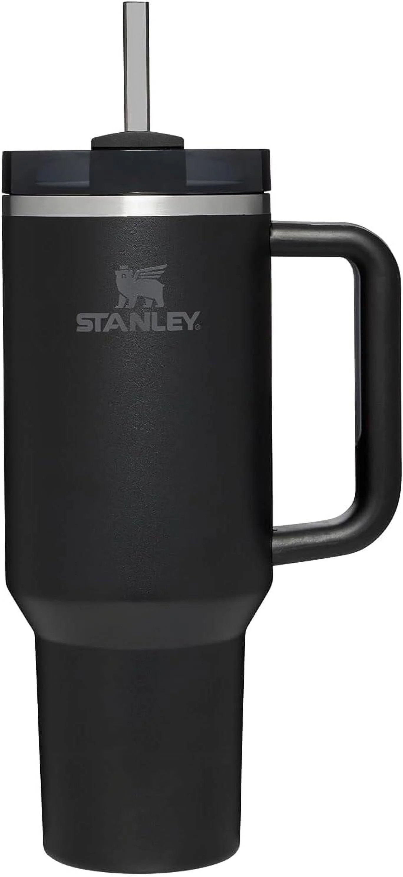 STANLEY 40 oz Black Stainless Steel Vacuum Insulated Tumbler | Walmart (US)