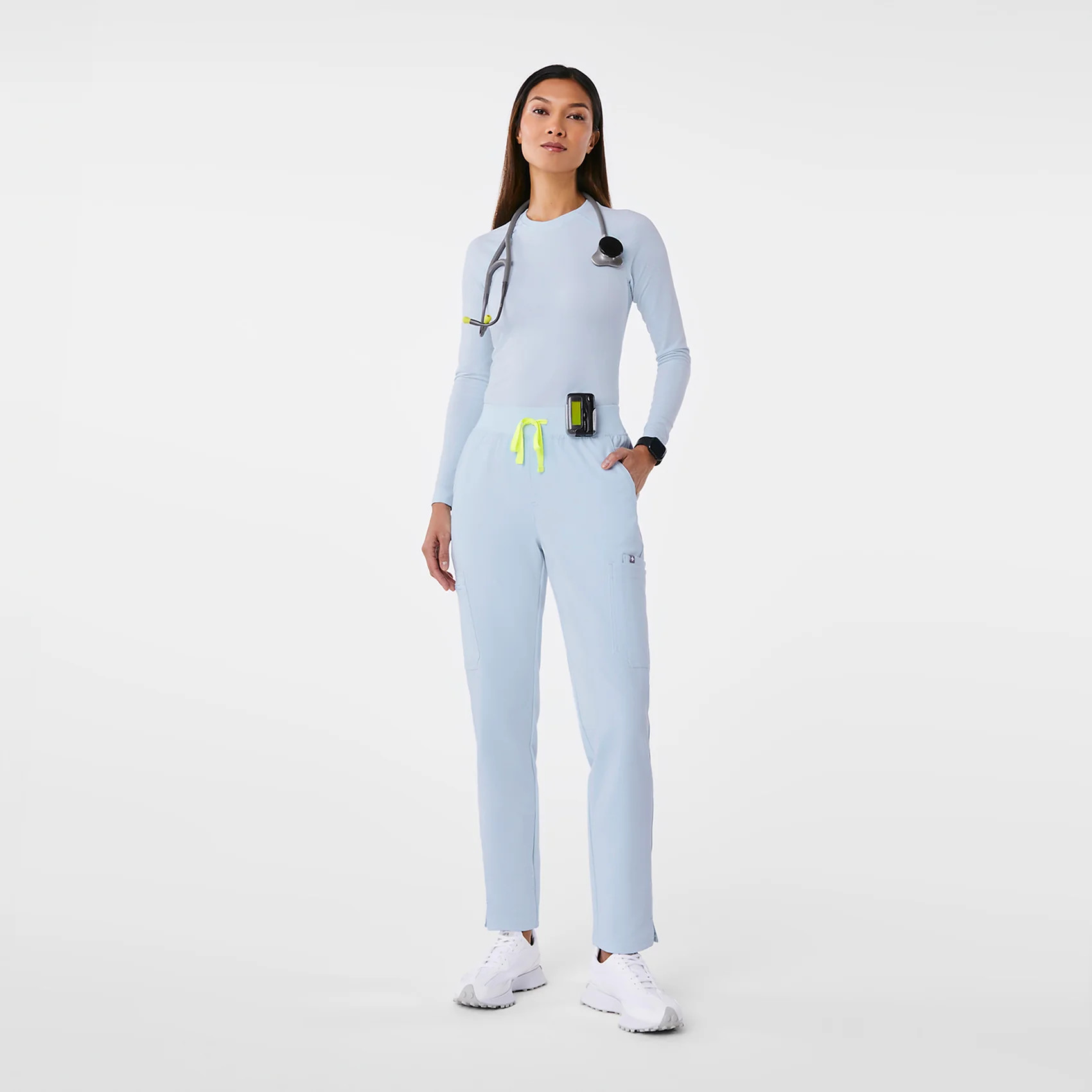 Women’s High Waisted Yola Skinny Scrub Pants™ - Open Skies · FIGS | FIGS