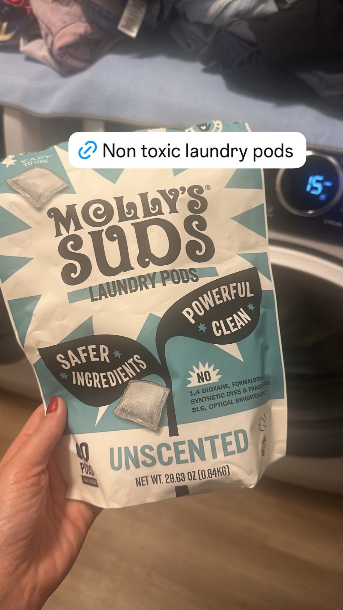 Non toxic laundry pods. 

#LTKmomlife #LTKHome #LTKTravel
