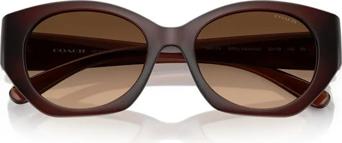 52mm Gradient Oval Sunglasses | Nordstrom