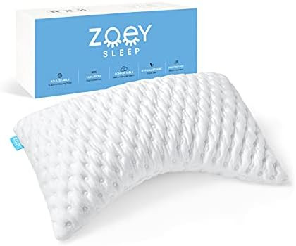 Side Sleeper Pillow - Neck Pillows for Pain Relief Sleeping - Queen Size Bed Pillow with Removabl... | Amazon (US)