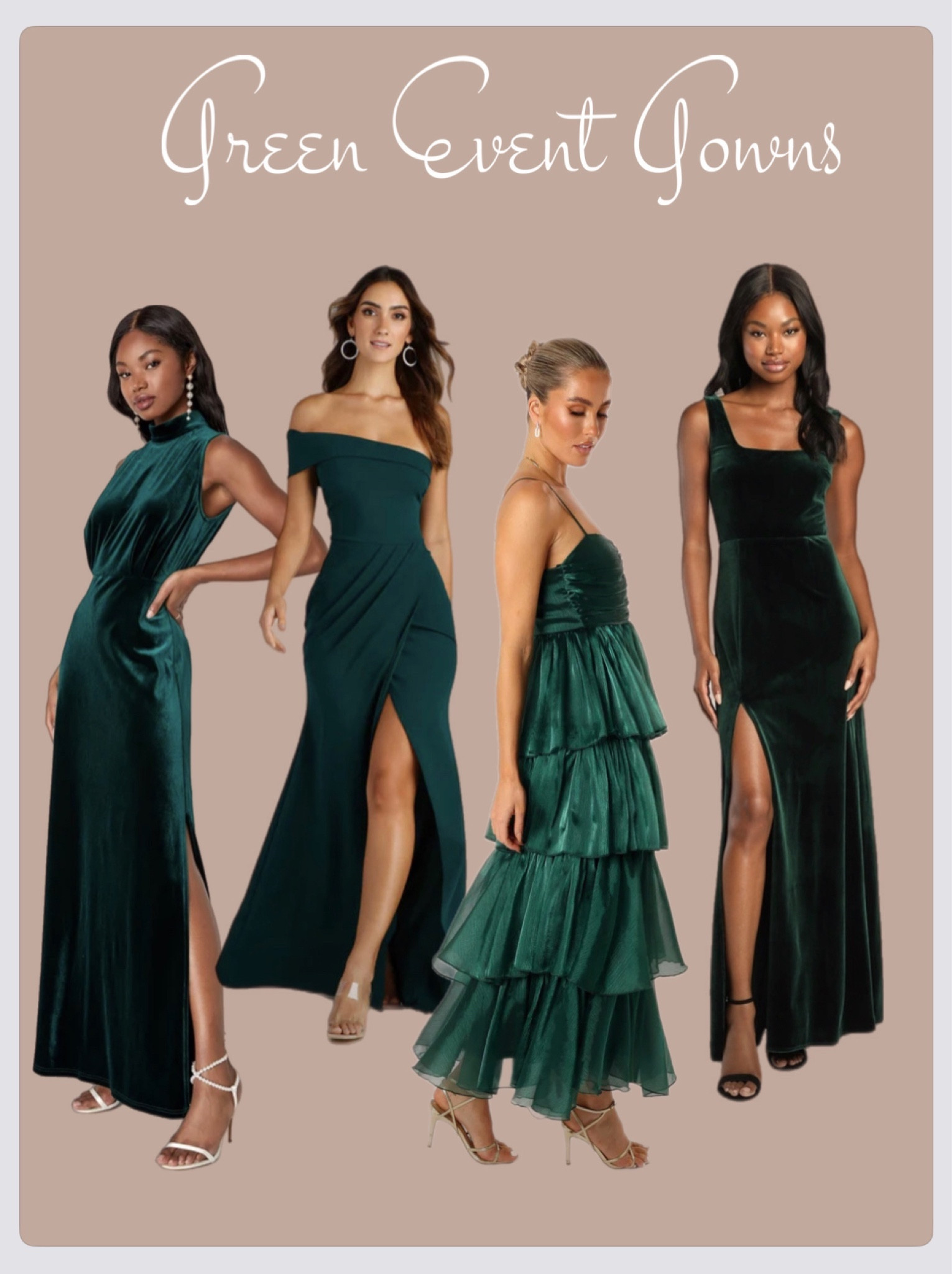 Green Dresses for All the holiday events + parties 🎄✨ this color is SO PRETTYY 

Military Christmas party style • Holiday party Formal dresses inspo • Winter Family photo dresses • Winter Wedding guest • winter Rehearsal dinner dresses • Gala dresses 

#LTKmidsize #LTKparties #LTKHoliday