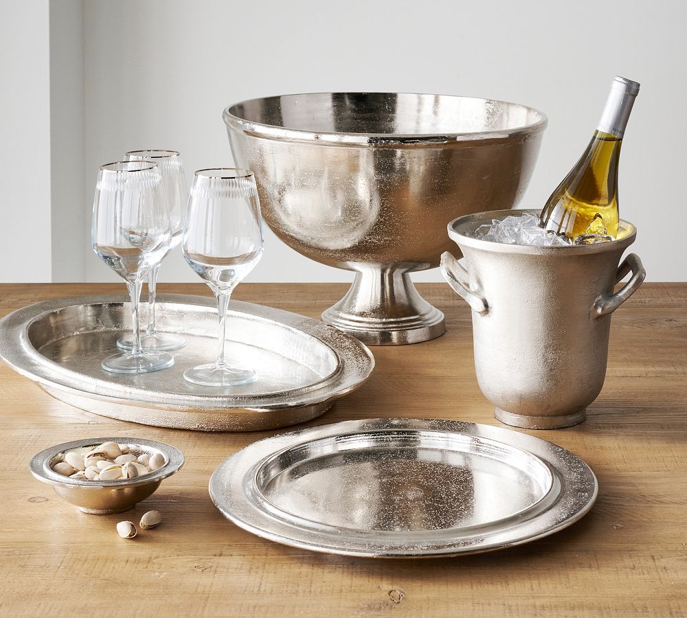 Rustic Metal Entertaining Collection | Pottery Barn (US)