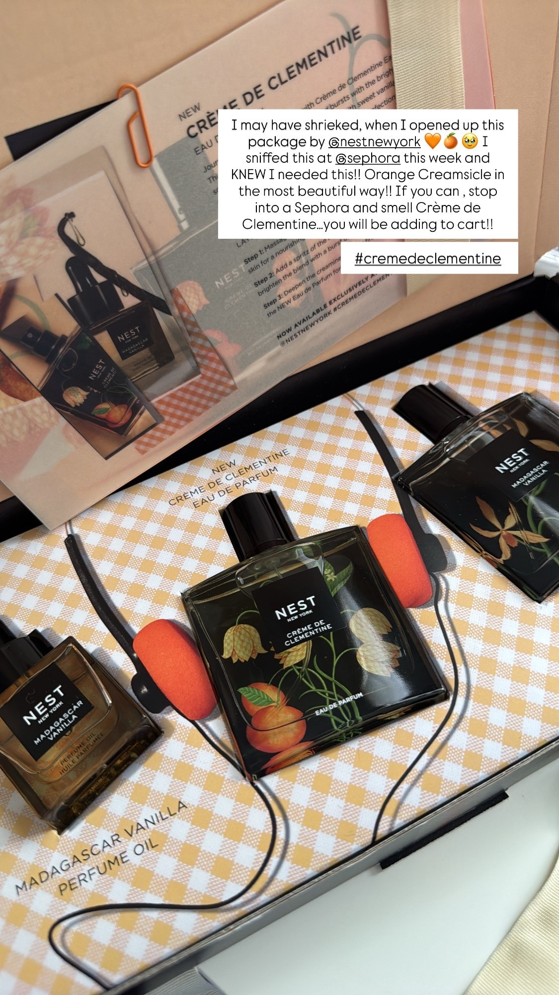 Orange creamsicle in a beautiful perfume!!