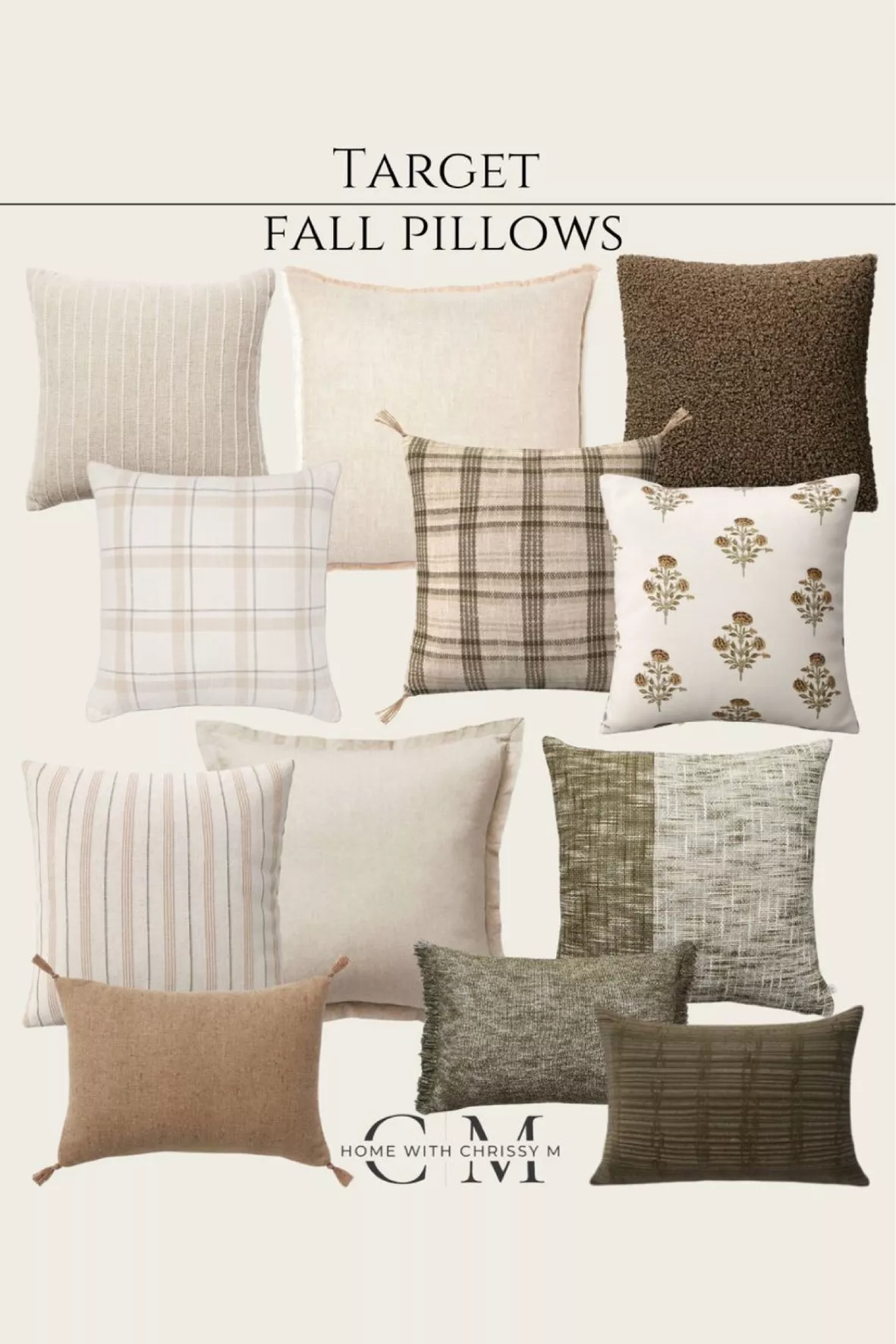 Off-White Throw Pillows