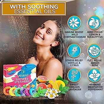Shower Steamers Aromatherapy Eucalyptus and Lavender Shower Bombs. Stress Relief and Relaxation S... | Amazon (US)