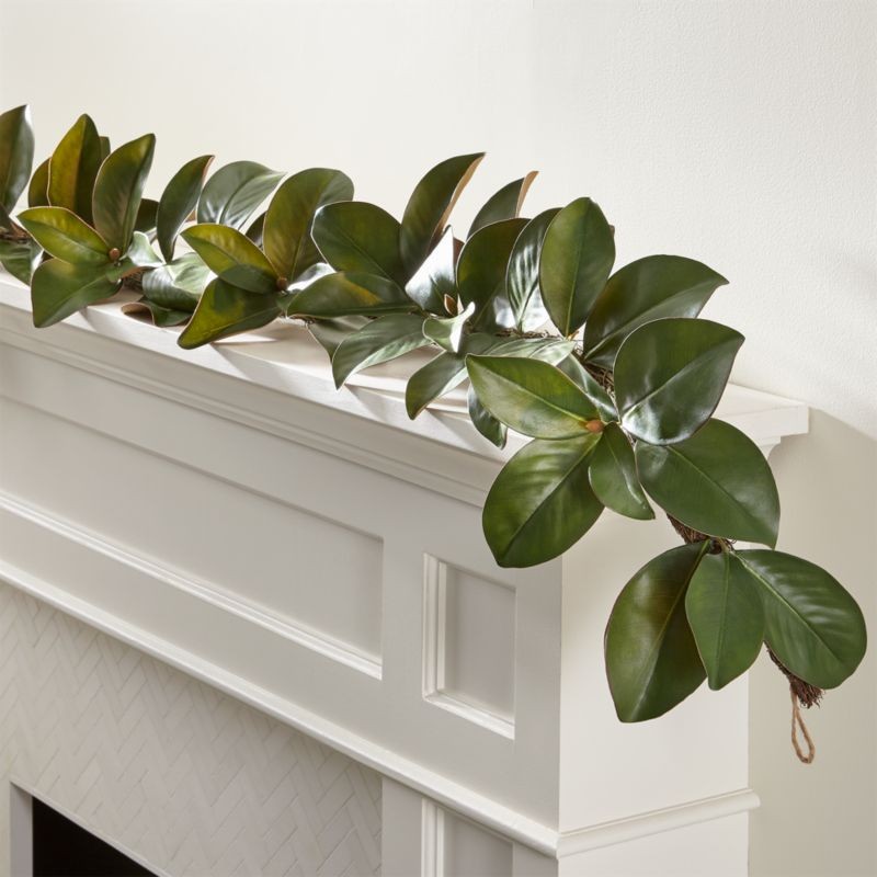 Magnolia Garland + Reviews | Crate and Barrel | Crate & Barrel