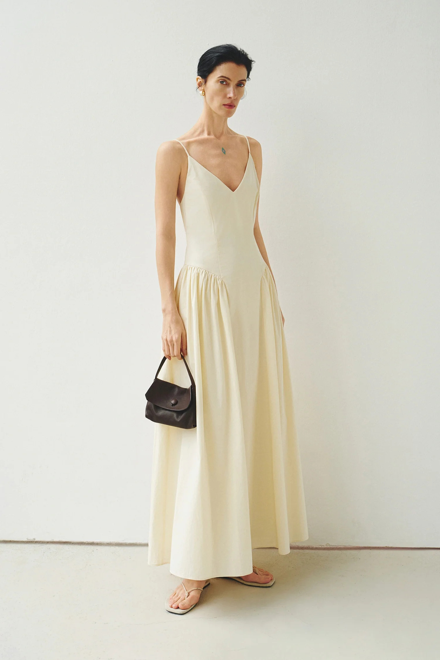 Isola Side Shirred Cami Dress | Rue Sophie | Rue Sophie