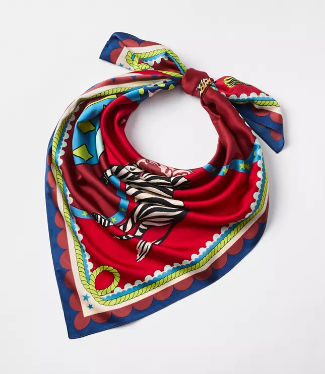 Circus Square Scarf | LOFT