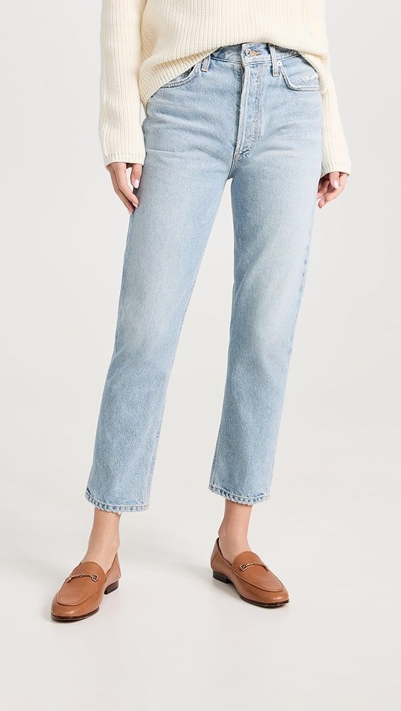 Citizens of Humanity Charlotte Crop High Rise Straight Jeans | Shopbop | Shopbop