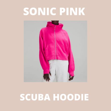 Lululemon sonic pink scuba hoodie🥰 Run while it's in stock!!✨ 

#LTKU #LTKSeasonal #LTKstyletip