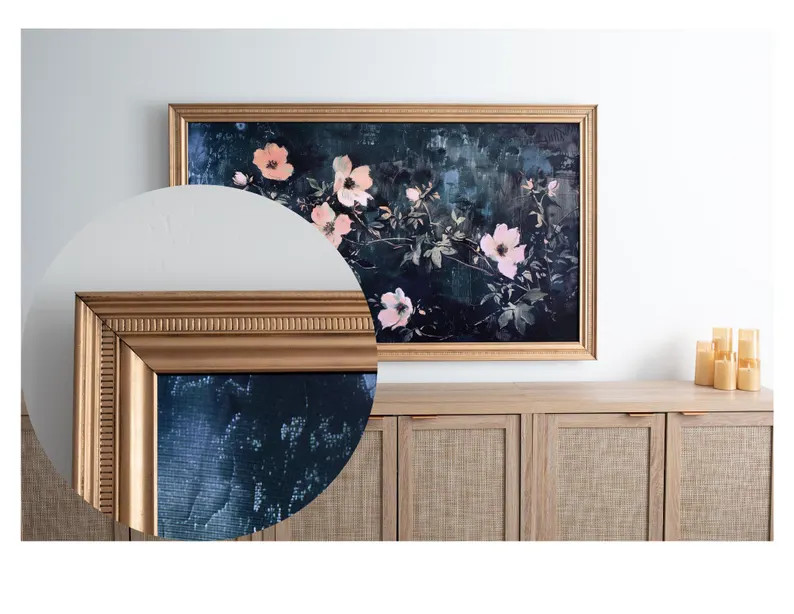 Samsung TV frame, Custom tv frame, frame any tv, antique home decorations, Modern house Decor, gi... | Etsy (Global)