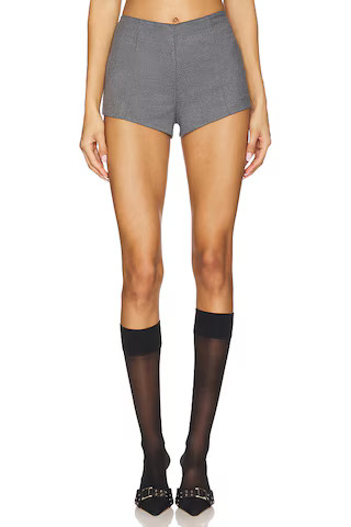 h:ours Delanie Hot Short in Charcoal Grey from Revolve.com | Revolve Clothing (Global)