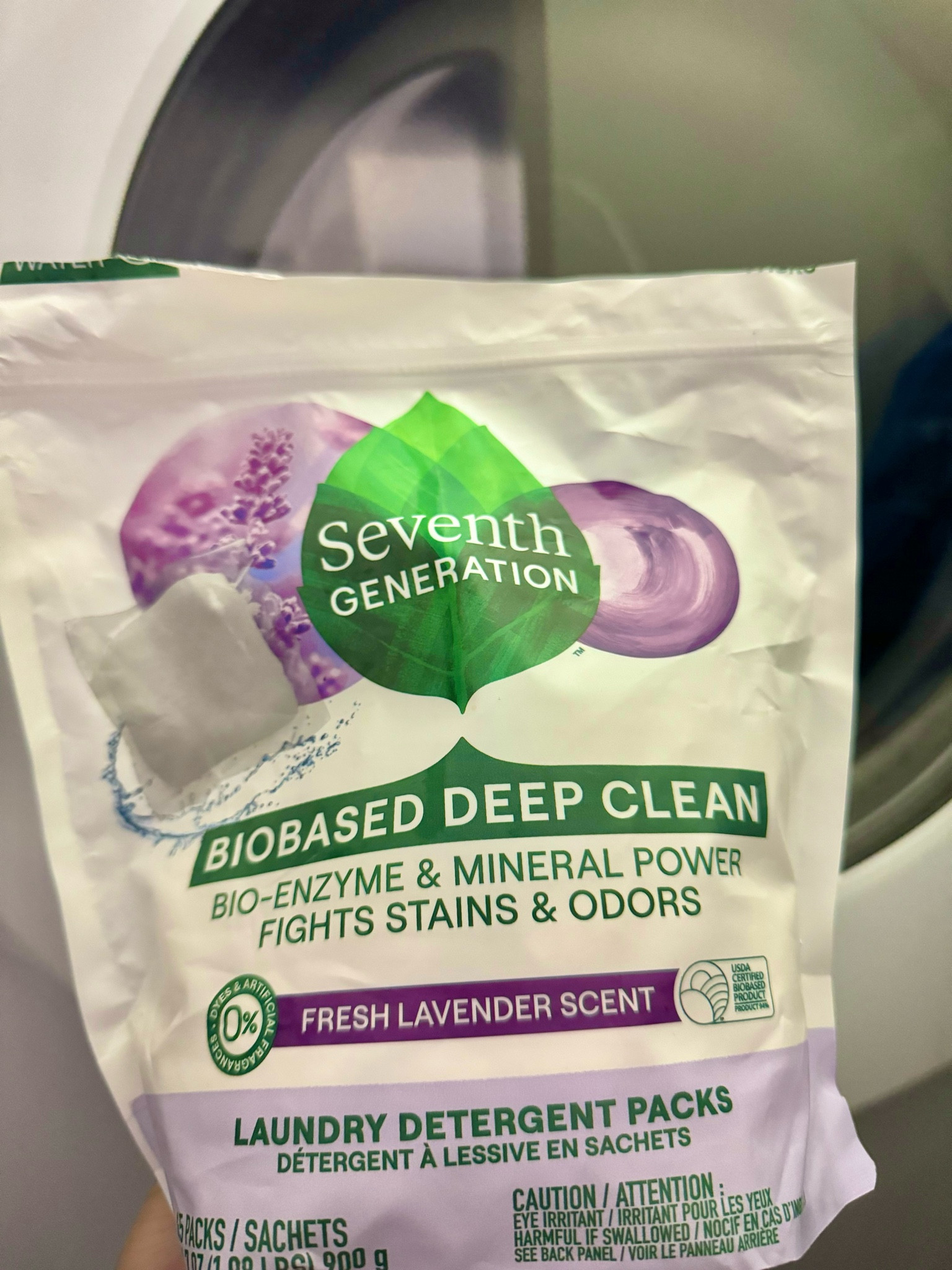 Made with triple bio-enzymes and mineral power to fight odors and stubborn stains like chocolate, dirt, and grass.
USDA Certified Biobased Product 94%.
Refreshing lavender scent made from 100% essential oils and botanical ingredients, 0% dyes or artificial fragrances.
Fights stains and cleans clothes effectively in hot and cold water.
Pack dissolves in hot & cold water.
Seventh Generation Lavender Laundry Detergent 


#LTKFindsUnder50 #LTKFamily #LTKHome