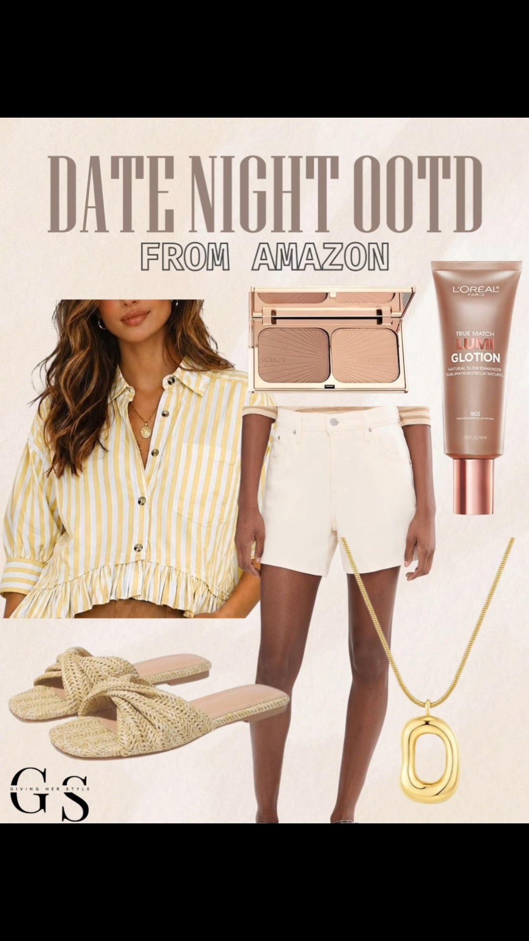 Date night outfit from Amazon 
Date night ootd, summer outfit, spring outfit, resort wear, beach outfit, amazon outfit, summer style, sandals, gold jewelry
