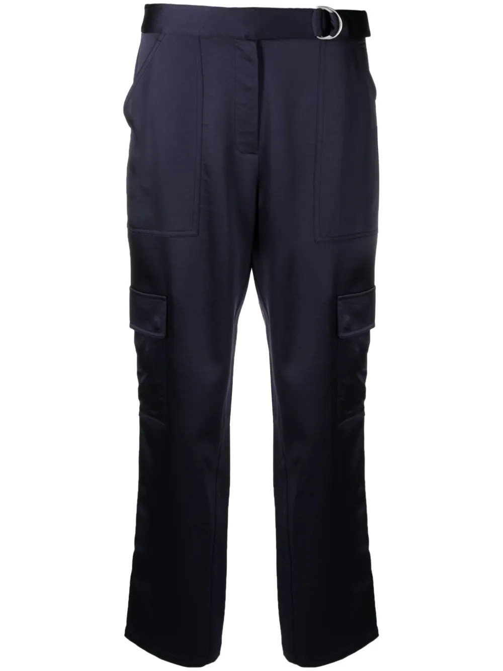 tapered-leg satin trousers | Farfetch Global