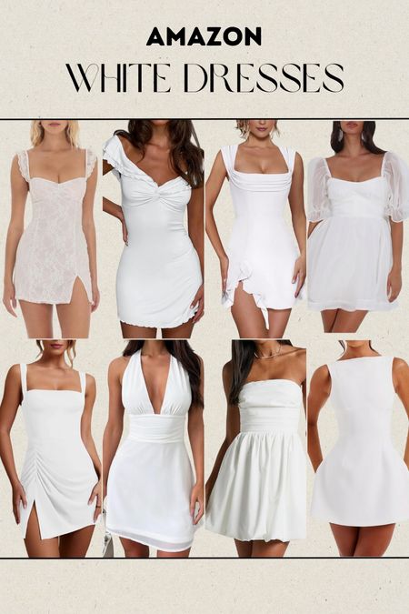 White dresses, white midi dress, Amazon dress, Amazon white dress,   White maxi dress, satin dress, bride dress, bridal dress, Amazon dresses 

#LTKWedding #LTKSeasonal #LTKFindsUnder50